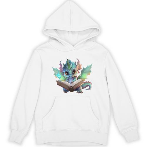 Easily Distracted By Dragon And Books Introvert Shirt Unisex Hoodie - Raresse