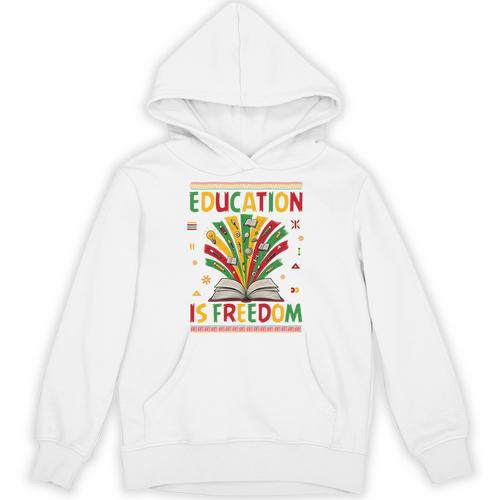 Education Is Freedom Books Lover History Month Unisex Hoodie - Bookorys