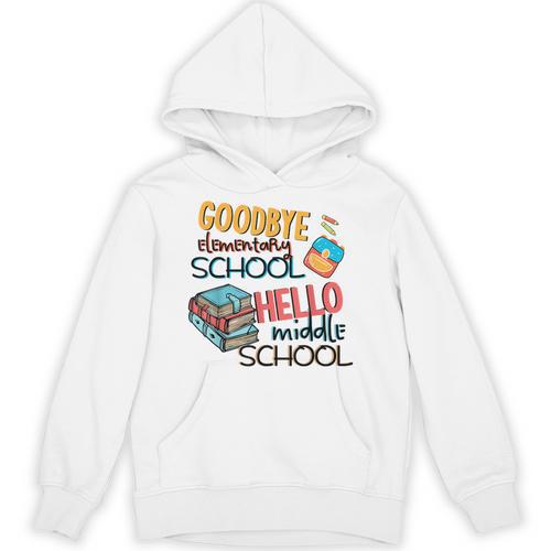 Elementary School End Of Year Graduation Middle Unisex Hoodie - Best Gift Smart
