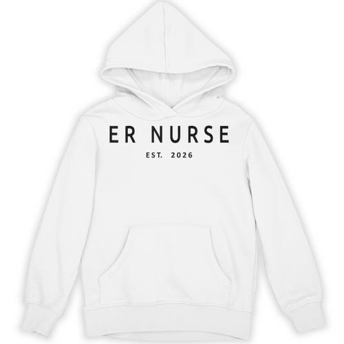 ER Nurse Est 2026 Emergency Room Graduation Nursing School Unisex Hoodie - Best Gift Smart