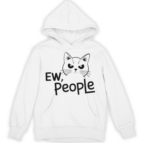 Ew People Introverts Stay Home Socially Awkward Unisex Hoodie - Raresse