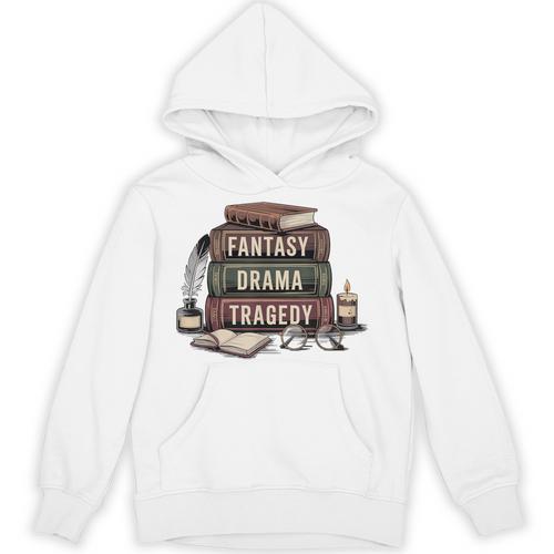 Fantasy Drama Tragedy Gothic Book Lover Bookworm Unisex Hoodie - Bookorys CA