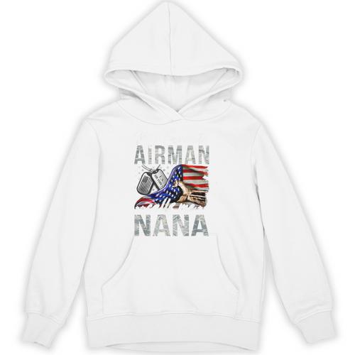 My Favorite Airman Calls Me Nana Air Force Graduation Nana Unisex Hoodie - Best Gift Smart