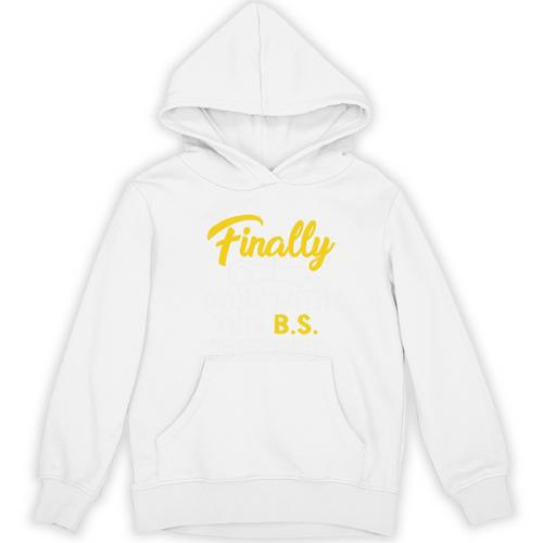 Finally Done With This BS Class Of 2025 College Graduation Premium Tri-Blend Unisex Hoodie - Best Gift Smart