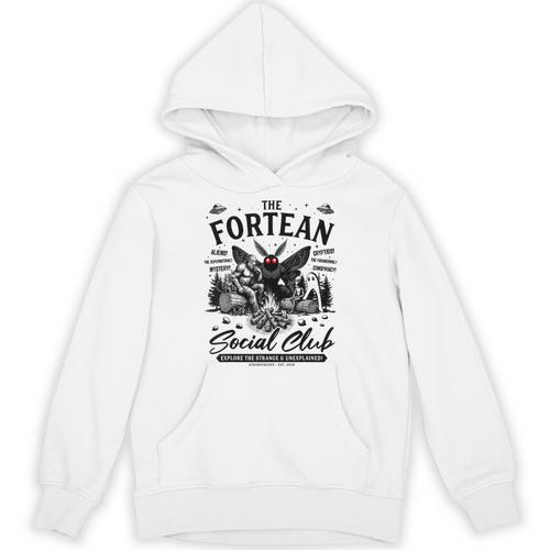 Fortean Social Club Bigfoot Mothman Alien Cryptid Introvert Unisex Hoodie - Raresse
