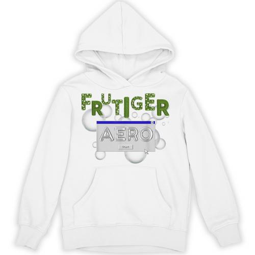 Frutiger Aero Y2K Fashion Trends Grass Fun Computers Unisex Hoodie - Figerry