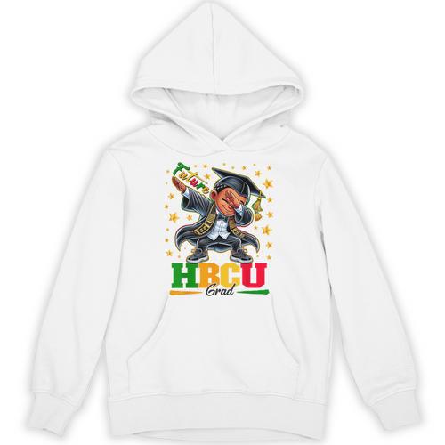 Future HBCU Grad Dabbing Kid Graduation For Boys Kids Unisex Hoodie - Best Gift Smart