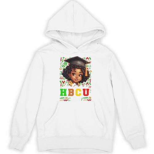 Future HBCU Grad Girl Kids Graduation HBCU College Unisex Hoodie - Best Gift Smart