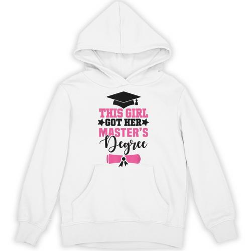 This Girl Got Her Masters Degree Graduation Mastered It 2024 Unisex Hoodie - Best Gift Smart