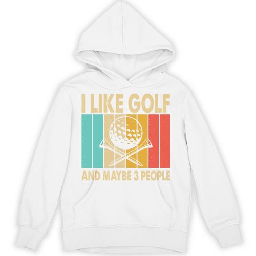 I Like Golf And Maybe 3 People Introvert Unisex Hoodie - Raresse