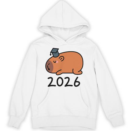Grad Class Of 2026 Capybara Graduation Graduated Kids Unisex Hoodie - Best Gift Smart