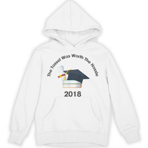Graduation 2018 The Tassel Was Worth The Hassle Unisex Hoodie - Best Gift Smart