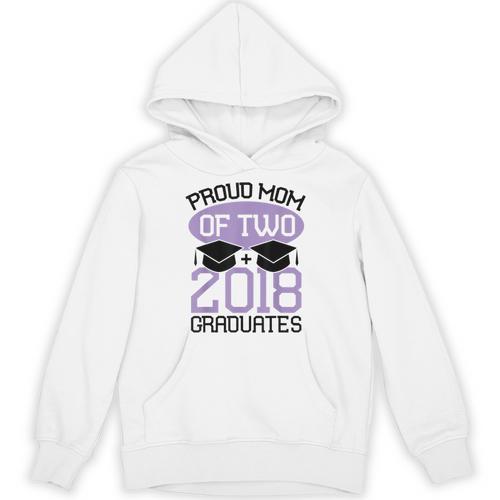 Graduation Shirt For Mom Of Twins Proud Mom Twins Tee Unisex Hoodie - Best Gift Smart