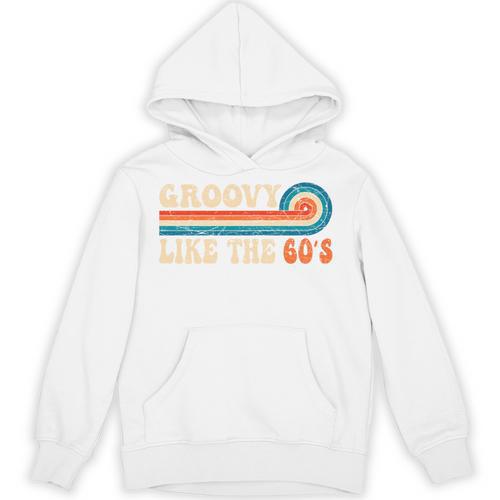 Groovy Like The 60s Aesthetic Nostalgia 1960's Retro Unisex Hoodie - Figerry