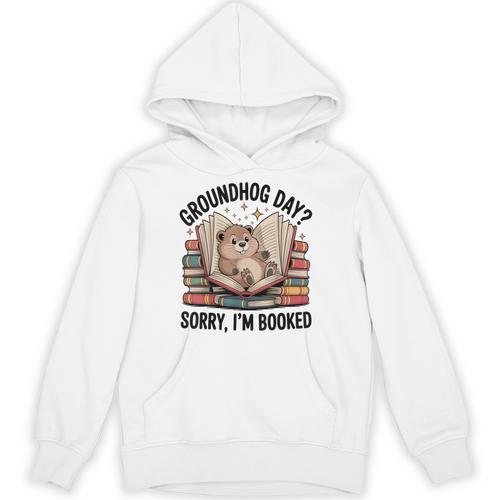 Groundhog Day Librarian Book Lover Reader Library Unisex Hoodie - Bookorys AU