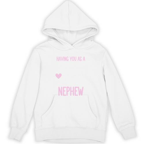 Guardian Angel Memorial In Memory Of Nephew Tee For Aunt Unisex Hoodie - Easessy