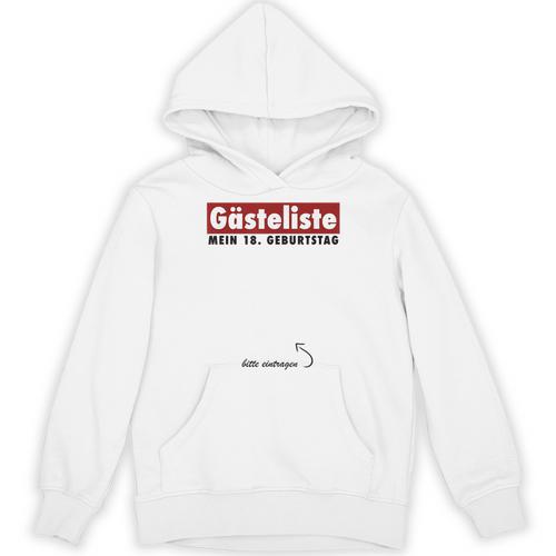 Guest Book 18th Birthday Party Memory Alcohol Unisex Hoodie - Easessy