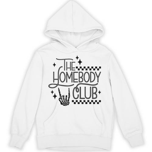 The Homebody Club Retro Introvert Antisocial Unisex Hoodie - Raresse