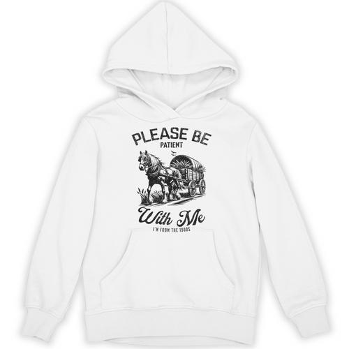 Horse Please Be Patient With Me I'm From The 1900s Premium Unisex Hoodie - Figerry