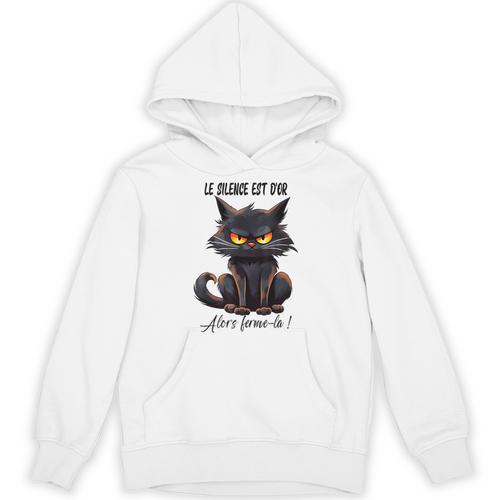 Humor Provocateur Sarcasm Closes The Silence Introvert Chat Unisex Hoodie - Raresse
