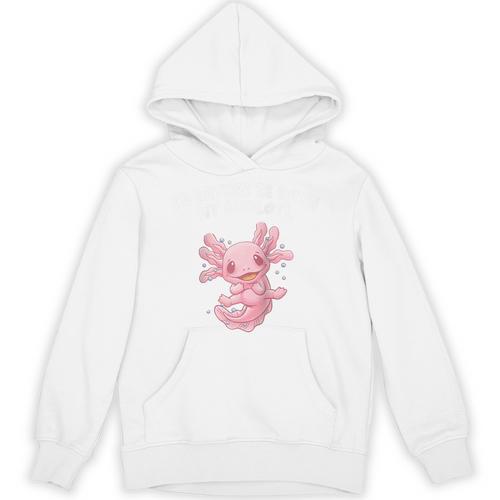 Id Rather Be With My Axolotl Salamander Introvert Raglan Baseball Tee Unisex Hoodie - Raresse