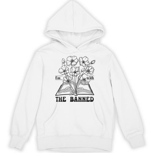 I'm With The Banned Banned Book Club Unisex Hoodie - Bookorys UK