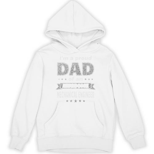 I'm A Proud Dad Of An Awesome Mechanical Engineer Graduation Unisex Hoodie - Best Gift Smart