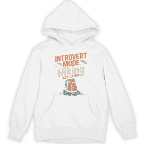 Introvert Mode Hiking Activated Hiker Unisex Hoodie - Raresse
