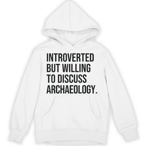 Introverted Archaeologist Archaeology Introvert Unisex Hoodie - Raresse