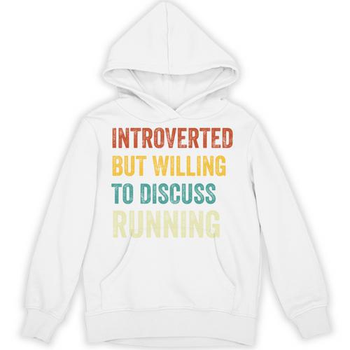 Introverted But Willing To Discuss Running Hobby Unisex Hoodie - Raresse