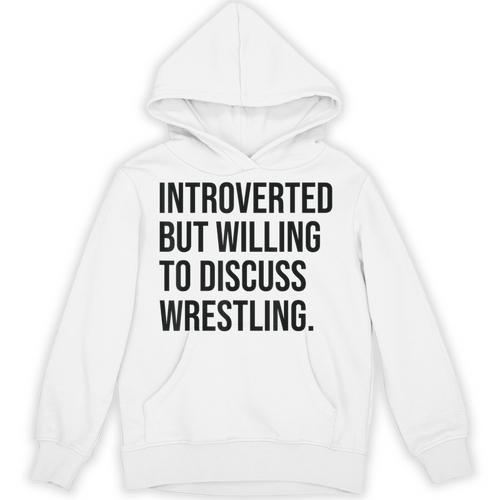 Introverted Wrestler Wrestling Introvert Unisex Hoodie - Raresse