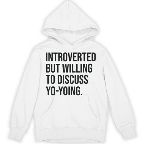 Introverted Yoyo Toy Player Yo-Yo Introvert Unisex Hoodie - Raresse