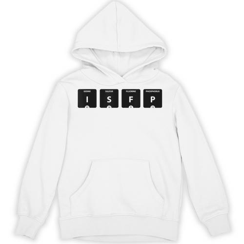ISFP Adventurer Personality Type Periodic Table Introvert Unisex Hoodie - Raresse