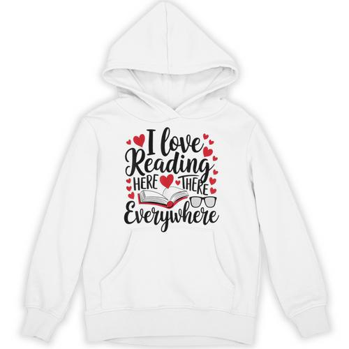 Its A Good Day To Read Book Across America Kids Unisex Hoodie - Bookorys DE
