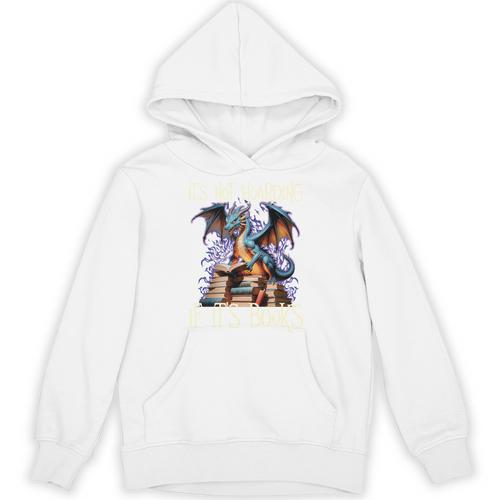 It's Not Hoarding If It's Books Reading Bookworm Reader Unisex Hoodie - Bookorys UK