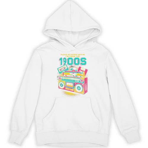 Joke 90s Please Be Patient With Me I'm From The 1900s Premium Tri-Blend Unisex Hoodie - Figerry