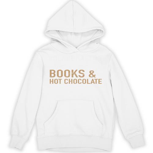 Jolabokaflod Because Books And Hot Chocolate T-Shirt Unisex Hoodie - Bookorys