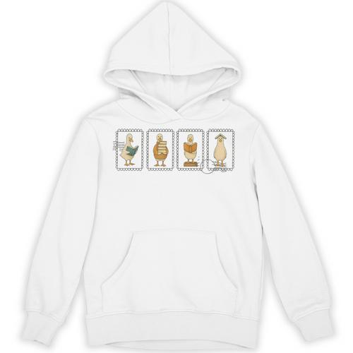 Just A Bookish Goose Reader SillyGoose Book Lover Outfit Unisex Hoodie - Bookorys
