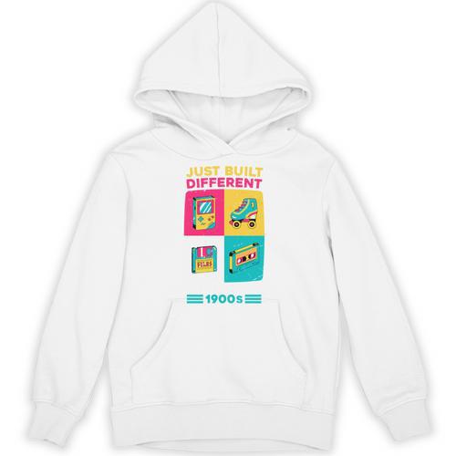 Just Built Different I'M From The 1900S Retro Unisex Hoodie - Figerry
