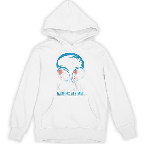 Keep Calm Earthlings Are Strange Alien Introvert Raglan Baseball Tee Unisex Hoodie - Raresse