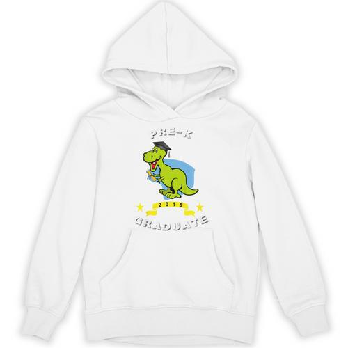 Kids Dinosaur Pre-K Graduation TShirt Kids Preschool Graduation Unisex Hoodie - Best Gift Smart