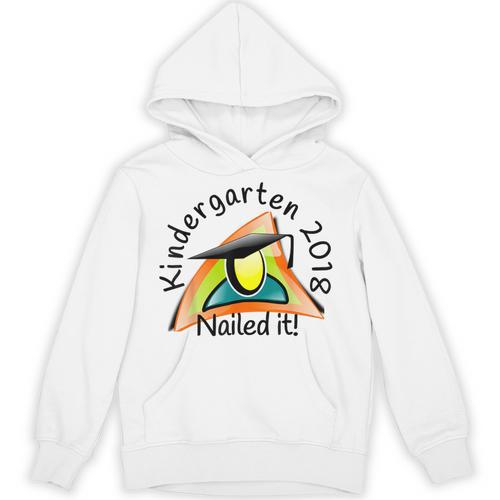 Kids Kindergarten 2018 Nailed It Graduation Unisex Hoodie - Best Gift Smart