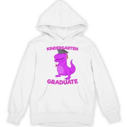 Kids Kindergarten Graduation Idea For Girls Dinosaur Unisex Hoodie - Best Gift Smart