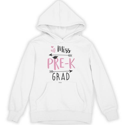 Kids Miss Pre-K Grad Graduation Shirt Cute School Tees Unisex Hoodie - Best Gift Smart