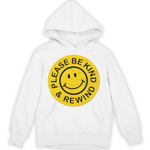 Be Kind Rewind Shirt Retro Nostalgia Sticker 80s 90s Tee Premium Tri-Blend Unisex Hoodie - Figerry
