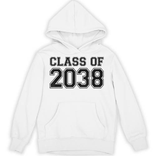 Kindergarten Class Of 2038 First Day School Graduation Unisex Hoodie - Best Gift Smart