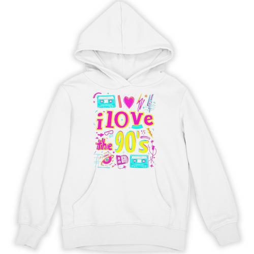 I Love The 90'S 90s Nostalgia Premium Tri-Blend Unisex Hoodie - Figerry