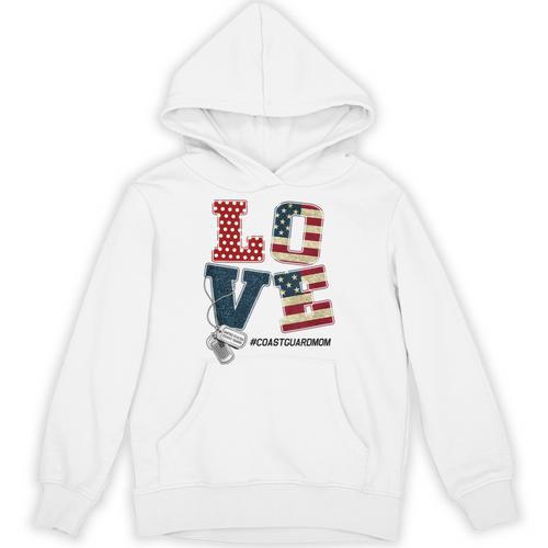 Love Coast Guard Mom Proud Coast Guard Graduation Mom Unisex Hoodie - Best Gift Smart