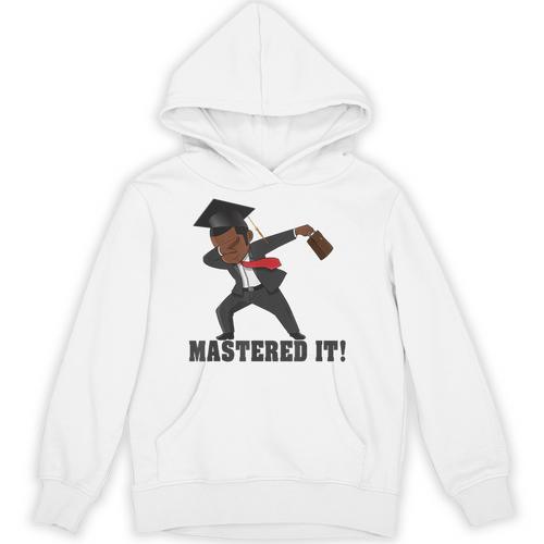 Masters Graduation Mastered It Dabbing Man Tee Unisex Hoodie - Best Gift Smart