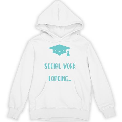 Masters Of Social Work Loading MSW Graduation Future Social Unisex Hoodie - Best Gift Smart